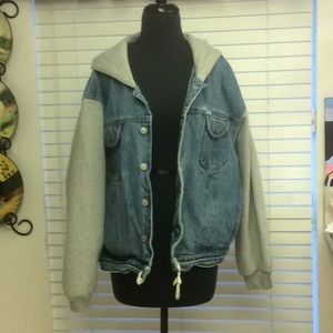 Guess Denim and Jersey Jacket